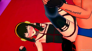 Yor Forger Seduces in Sleek Office Wear for Hot 3D Hentai Action