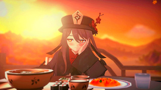 Ambers Hot Genshin Harem Party Ignites with Fiery Multi-Love Action