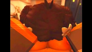 Anime Roblox Girl Teases with Busty Tits in Hot Hentai Fun