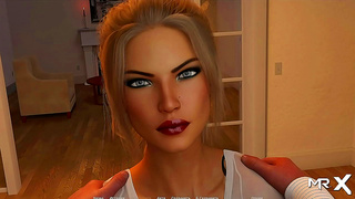 Busty Gamer Girl Ignites Hot Fantasy Romance in Immersive 3D Adventure
