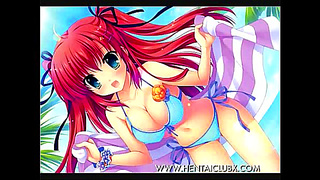 Lush Anime Babe Shows Off Voluptuous Body in Sizzling Ecchi Scene