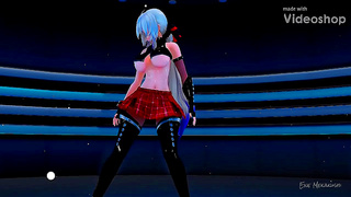 Haku Dominates with Lush Curves in Steamy MMD Fantasy Encounter