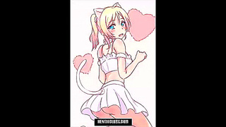 Luscious Nude Hentai Beauty Tempts in Sultry Ecchi Fantasy Scene