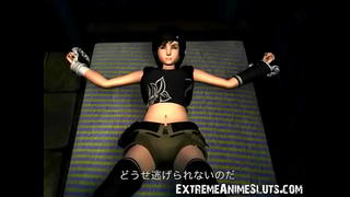 Bound Enchantress Pleasured by Monstrous Beasts Thick Shaft in Hot BDSM Encounter