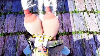 Curvy MMD Nun Temptation: Seductive Dance Leads to Steamy Encounter