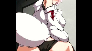 Curvy Animated Beauty Receives Hot Guys Cream in Steamy Hentai Moment