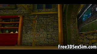 Mistress Commands Her Slaves Pleasure in Fiery 3D Hentai Lair