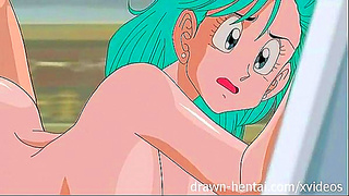 Bulma Tempts Naruto in Hot Cross-Universe Encounter Packed with Action Lust