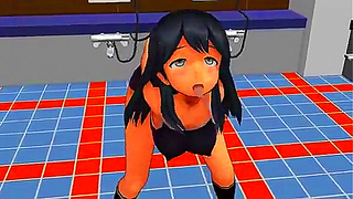 Glowing Goddess Tempts With Sultry Moves in Heated MMD Paradise