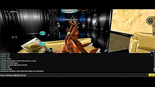 Anime Beauty Endures Wild Ride in Steaming 3D IMVU Fantasy Fling