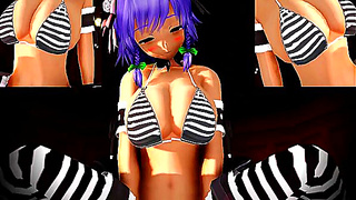 Voluptuous MMD Vixen Rides Hard Dick in Hot Cartoon Sex Adventure