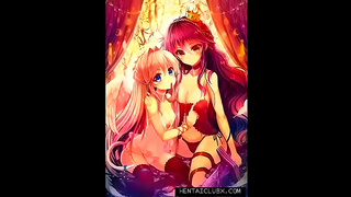 Captivating Anime Girls in Sensual Ecchi Scenes – Alluring Softcore Beauty