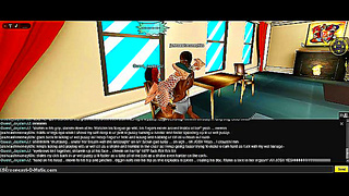 IMVU Couple Ignites Hot 3D Hentai Action in Sultry Hotel Room Tryst