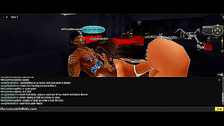 Anime Babe Pleasured in Steamy 3D IMVU Lovemaking Fantasy