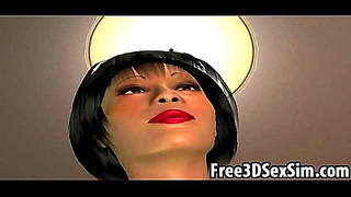 Voluptuous 3D Babe Gets Wild in Hot Cartoon Sex Adventure