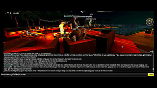 Double Trouble on the Beach – Hot 3D Hentai DP Fun in IMVU World