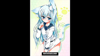 Enchanting Anime Girls Tempt with Seductive Glances in Dreamy Rendezvous