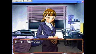 Cute Eroge Babe Seduces Hero with Busty Curves in Wild Hentai Fun