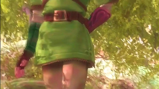 Links Burning Desire Consumes Zelda in Sensual 3D Fantasy Encounter