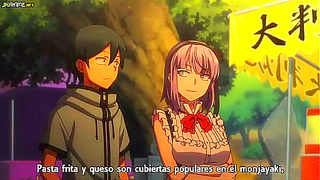 Dagashi Kashi Cuties Heat Up in Sultry Hentai Tryst