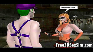 Joker Rules Voluptuous 3D Goddesses in Steamy Hentai Orgy Fantasym