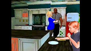 Milf Tempts Two Hot Lovers in Sultry Animated Encounter