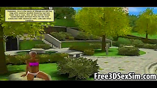 Foxy Ebony Beauty Pleasures Crowds in Steamy Park Rendezvous - HD Hentai