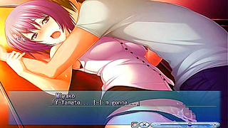 Miyakos Hot Desire Ignites in Majikoi – Steamy Eroge Nights Forbidden Lust