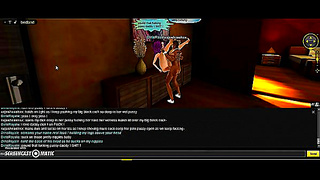 Anime Beauty Teases Her Man in Hot IMVU Lovemaking Scene