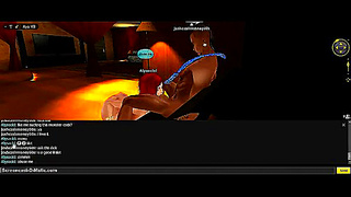 Cute 3D Anime Girl Rides Gamers Dick Hard in Steamy Virtual Romance