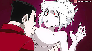 Succubus Tempts Hero with Steaming Mornings in Helltaker Paradise