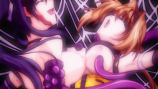 Harukos Tentacles Claim Bound Ninja in Steamy Hentai Tryst