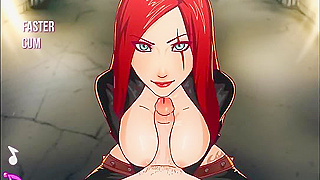 Katarinas Busty Curves Ignite Steamy Titjob Creamy Facial Fun