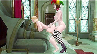 Clown Prince Tempts Aristocrat in Steamy Palace Encounter