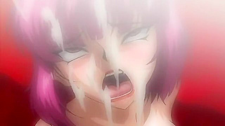 Two Ogres Ravage Busty Babe in Wild Hentai Gangbang Facial Cream Pie