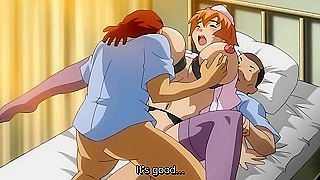 Busty Nurse Teases Innocent Patient in Hot Medical Fantasy Scene