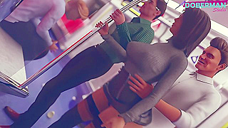 Stranger Takes Control of Horny Wife on Subway – Humiliated Hubby to Watch
