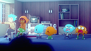 Gumballs Friends Spark Lesbionic Heat in Forbidden Living Room Liaison