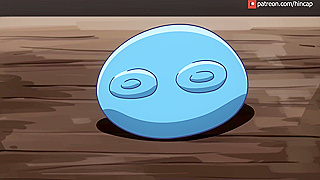 Shion Surrenders to Rimurus Sensual Embrace in Hot Hentai Fusion