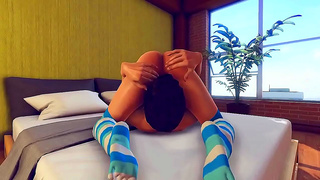 Virtual Desires: Animated Lovers Ignite Hot Cyber Romance