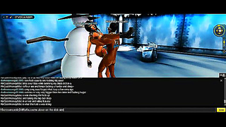 Angelic Seduction Unfolds in 3D: Hot Anime Tryst in IMVU Realm
