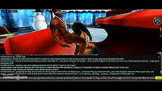 Kiaras Steamy Xmas Gift: Hot Oral Pleasure in Animated Fantasy World