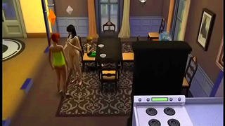 Sim Girls Ignite Forbidden Desire in Sultry Hentai Tryst