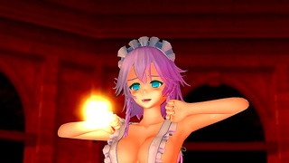 Lewd Touhou Beauty Dances into Sensual 3D Hentai Delight