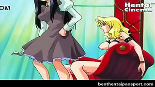 Yuri Lovers Unleash Forbidden Desire in Sultry Anime Bedroom Embrace