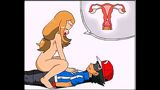 Cute Pokmon Babe Enjoys Hot Cartoon Romance Adventure