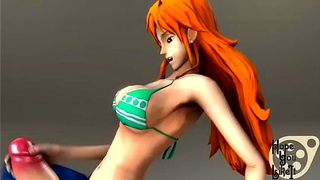 Namis Futanari Fantasy Ignites Wild Passion with Goku in Epic Crossover Heat