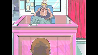 Den Den Munch Exploring Busty Anime Babes in Steamy Island Encounter
