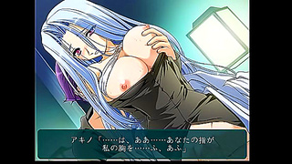 Busty Ayakashi Tempts Lover with Sultry Charm and Steamy Oral Delight