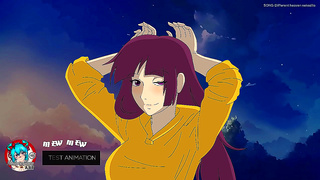 Hotaru Milf Tempts with Luscious Curves in Spicy Anime cosplay Fantasy